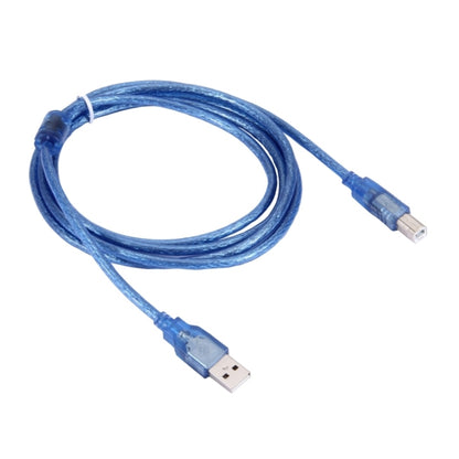 Normal USB 2.0 AM to BM Cable, with 2 Core, Length: 1.8m(Blue) - USB Cable by buy2fix | Online Shopping UK | buy2fix