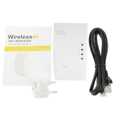 300Mbps Wireless-N WIFI 802.11n Repeater Range Expander (WS-WN518W2)(White) - Powerline Network Adapters by buy2fix | Online Shopping UK | buy2fix