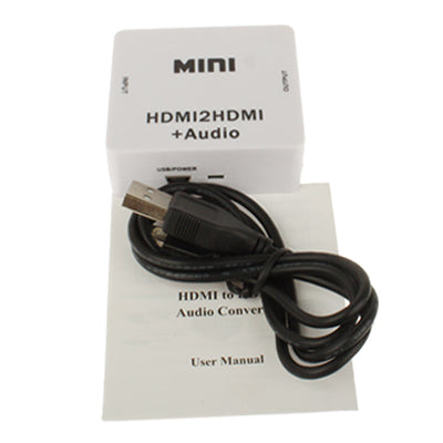 Mini HDMI to HDMI Audio Decoder - Converter by buy2fix | Online Shopping UK | buy2fix