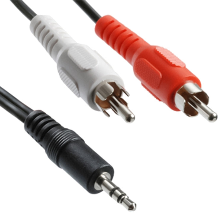 Jack 3.5mm Stereo to RCA Male Audio Cable, Length: about 2.7m - RCA Cable by buy2fix | Online Shopping UK | buy2fix