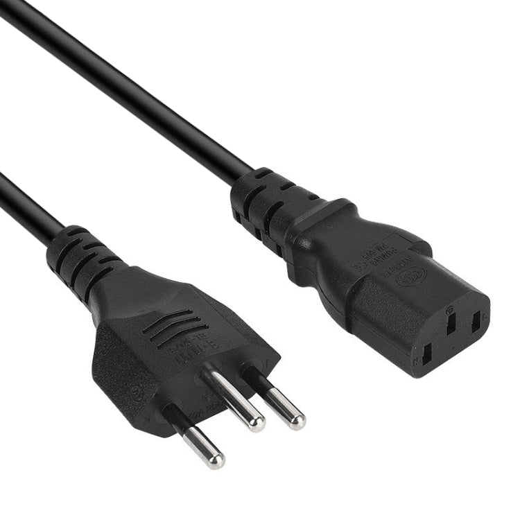 3 Prong Style Brazil AC Power Cord, Length: 1.5m ( OD6.8 ) - Power Cord by buy2fix | Online Shopping UK | buy2fix