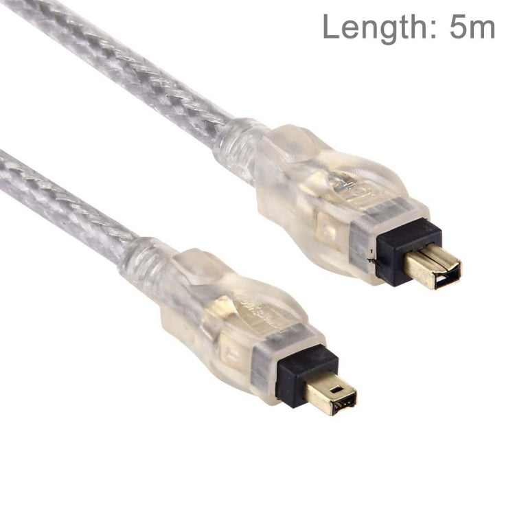 High Quality Firewire IEEE 1394 4Pin Male to 4Pin Male Cable, Length: 5m (Gold Plated) - 1394 Series by buy2fix | Online Shopping UK | buy2fix