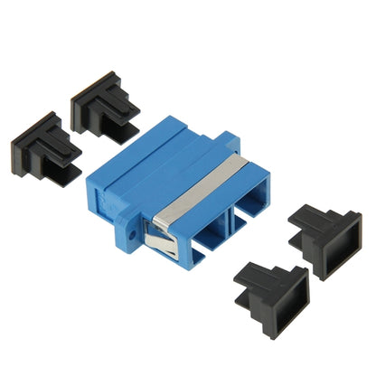 SC-SC Multimode Duplex Fiber Flange / Connector / Adapter / Lotus Root Device(Blue) - Fiber Optic Jumper by buy2fix | Online Shopping UK | buy2fix