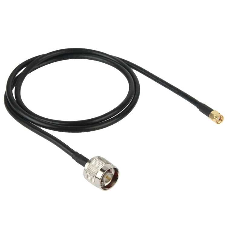 N Male to RP-SMA Converter Cable, Length: 100cm(Black) - N Antenna by buy2fix | Online Shopping UK | buy2fix