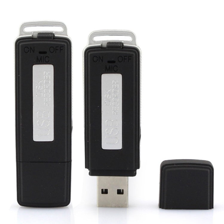 Mini Interview Recorder / USB Flash Drive , Built in 4GB Memory(Black) - Security by buy2fix | Online Shopping UK | buy2fix