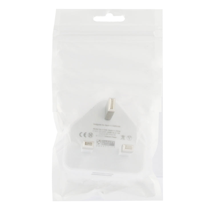 UK Plug 5V 2.1A Dual Port USB Charge Adapter for Galaxy Note III / N9000 / N7100 / i9500 / i9300 and Other Devices(White) - Mobile Accessories by buy2fix | Online Shopping UK | buy2fix