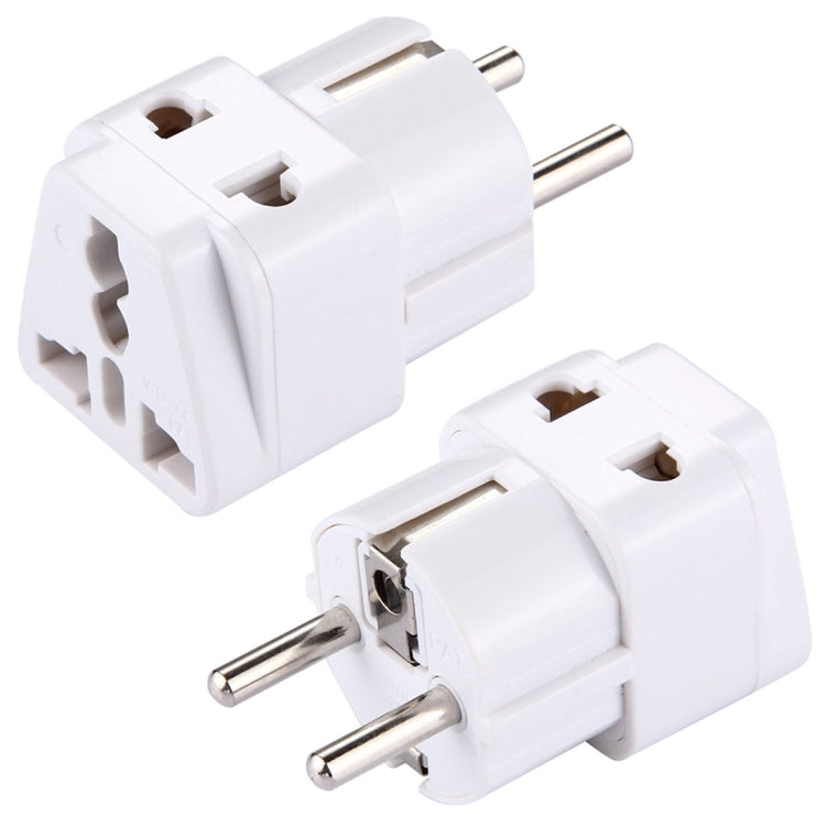 WD-9 Plug Adapter, Travel Power Adaptor with Europe Socket Plug(White) - Consumer Electronics by buy2fix | Online Shopping UK | buy2fix