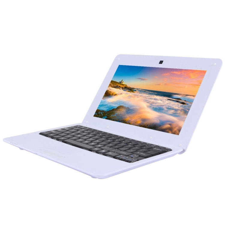 Netbook PC, 10.1 inch, 1GB+8GB, Android 6.0 Allwinner A33 Quad Core 1.5GHz, WiFi, USB, SD, RJ45(White) - Android OS by buy2fix | Online Shopping UK | buy2fix