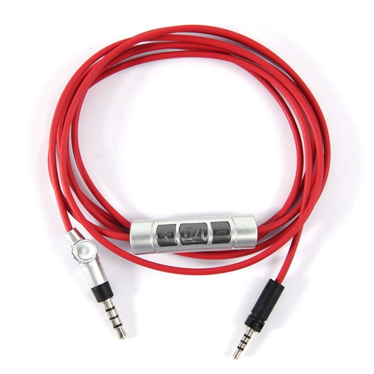 ZS0008 3.5mm to 2.5mm Wired Earphone Cable(Red) - Headset Accessories by buy2fix | Online Shopping UK | buy2fix