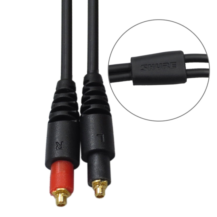 ZS0108 MMCX Interface Headphone Audio Cable for Shure SRH1440 SRH1540 SRH1840 (Black) - Headset Accessories by buy2fix | Online Shopping UK | buy2fix