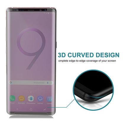 Privacy Anti-glare 0.3mm 9H 3D Curved Edge Tempered Glass Film for Galaxy Note 9 - Galaxy Tempered Glass by buy2fix | Online Shopping UK | buy2fix
