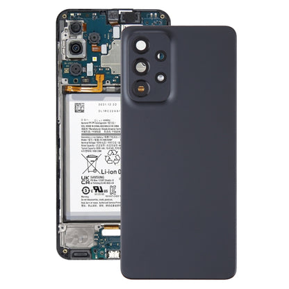 For Samsung Galaxy A33 5G SM-A336B Original Battery Back Cover with Camera Lens Cover(Black) -  by buy2fix | Online Shopping UK | buy2fix