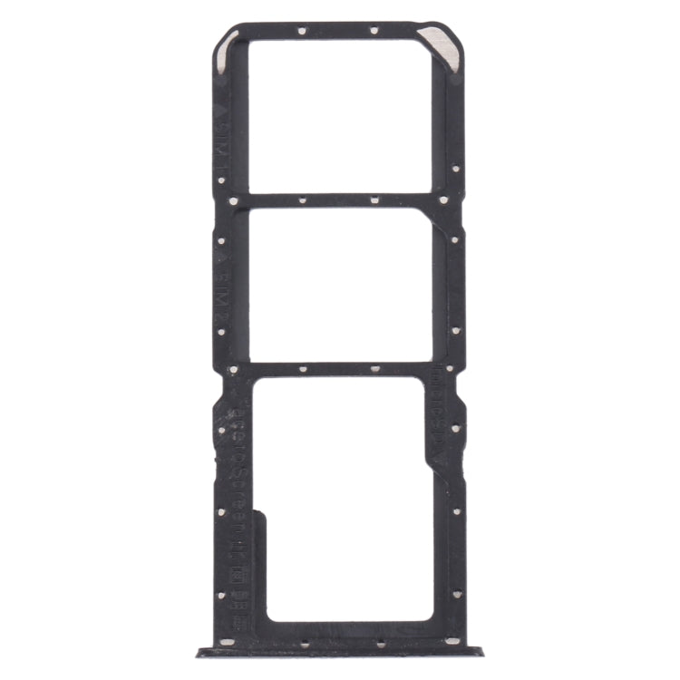 SIM Card Tray + SIM Card Tray + Micro SD Card Tray for OPPO A56 5G(Black) - Card Socket by buy2fix | Online Shopping UK | buy2fix