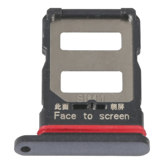 For Xiaomi Redmi K50/K50 Pro SIM Card Tray + SIM Card Tray (Black) - Card Tray by buy2fix | Online Shopping UK | buy2fix