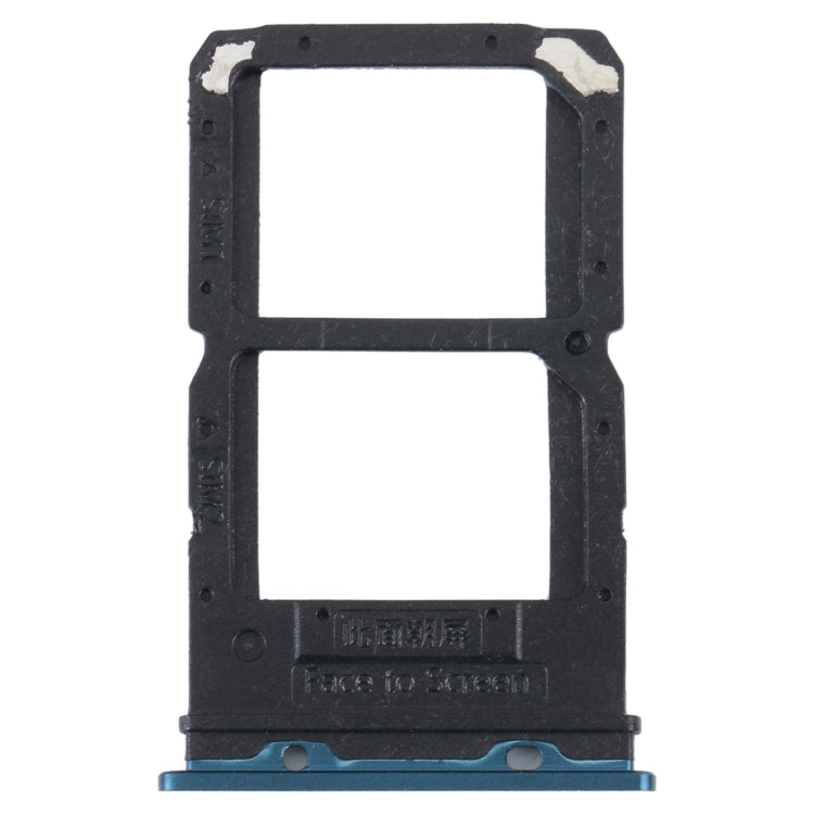 For OPPO Reno SIM Card Tray + SIM / Micro SD Card Tray (Green) - Card Socket by buy2fix | Online Shopping UK | buy2fix