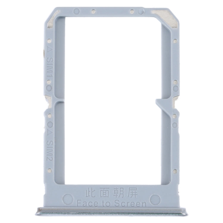 For OPPO K9 SIM Card Tray + SIM Card Tray (Silver) - Card Socket by buy2fix | Online Shopping UK | buy2fix