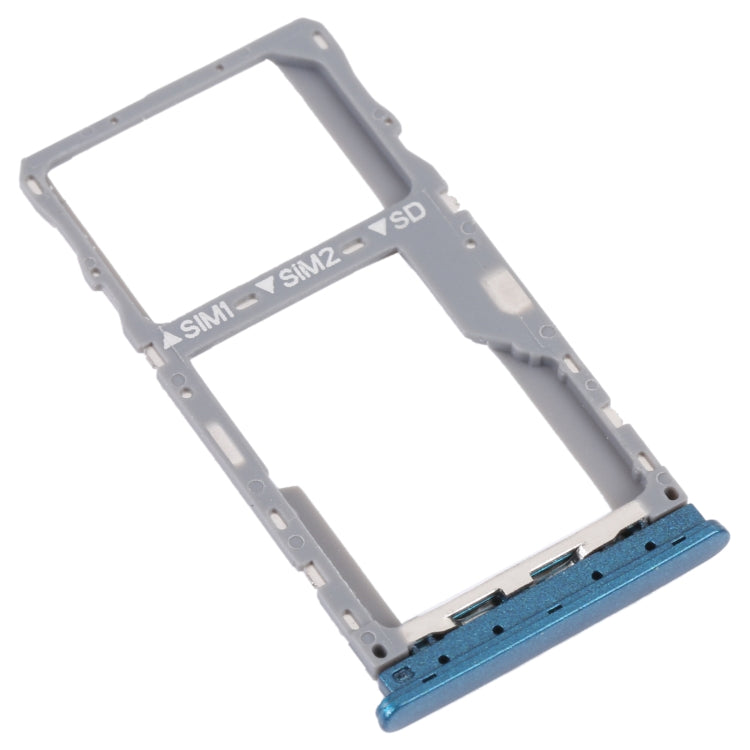 For TCL 20 SE Original SIM Card Tray + SIM / Micro SD Card Tray (Green) - Repair & Spare Parts by buy2fix | Online Shopping UK | buy2fix