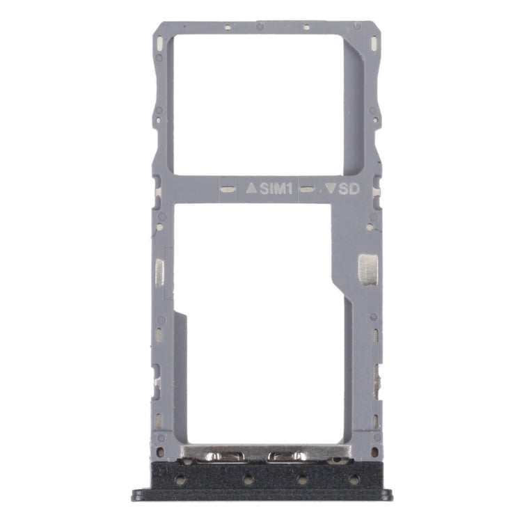 For T-Mobile REVVL 4 4G Original SIM Card Tray + Micro SD Card Tray (Black) - Others by buy2fix | Online Shopping UK | buy2fix