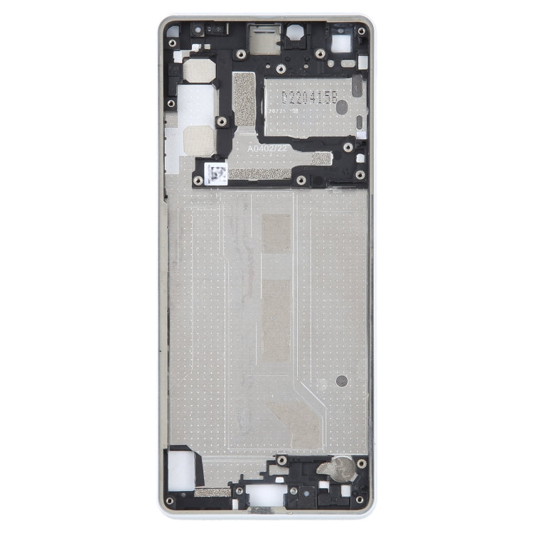 For Sony Xperia 10 IV Original Middle Frame Bezel Plate (White) - Repair & Spare Parts by buy2fix | Online Shopping UK | buy2fix