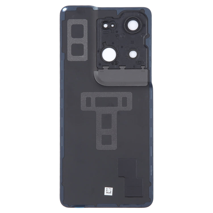For OPPO Reno8 Pro 5G Original Battery Back Cover with Camera Lens Cover(Black) - Back Cover by buy2fix | Online Shopping UK | buy2fix