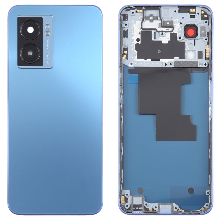 For OPPO A57 Original Battery Back Cover with Middle Frame(Blue) - Back Cover by buy2fix | Online Shopping UK | buy2fix