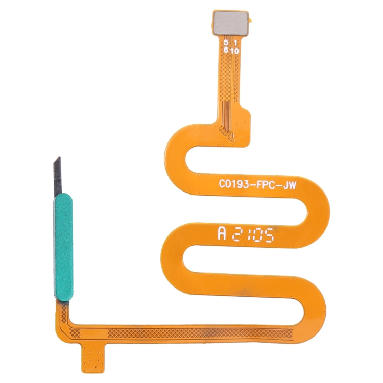 For Infinix Note 10 X693 Original Fingerprint Sensor Flex Cable (Green) - Flex Cable by buy2fix | Online Shopping UK | buy2fix