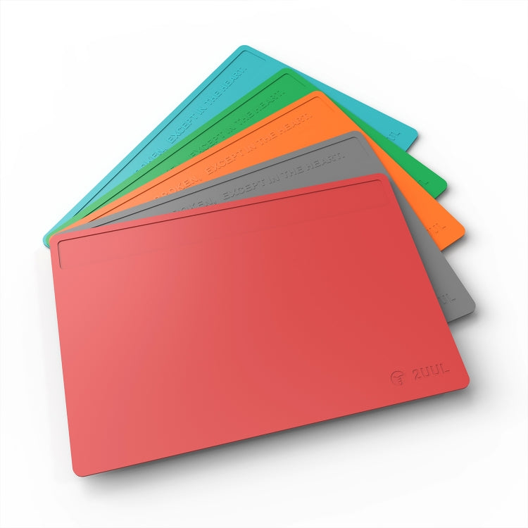 2UUL Heat Resisting Silicone Pad, Size: 40 x 28cm (Orange) - Working Mat by 2UUL | Online Shopping UK | buy2fix