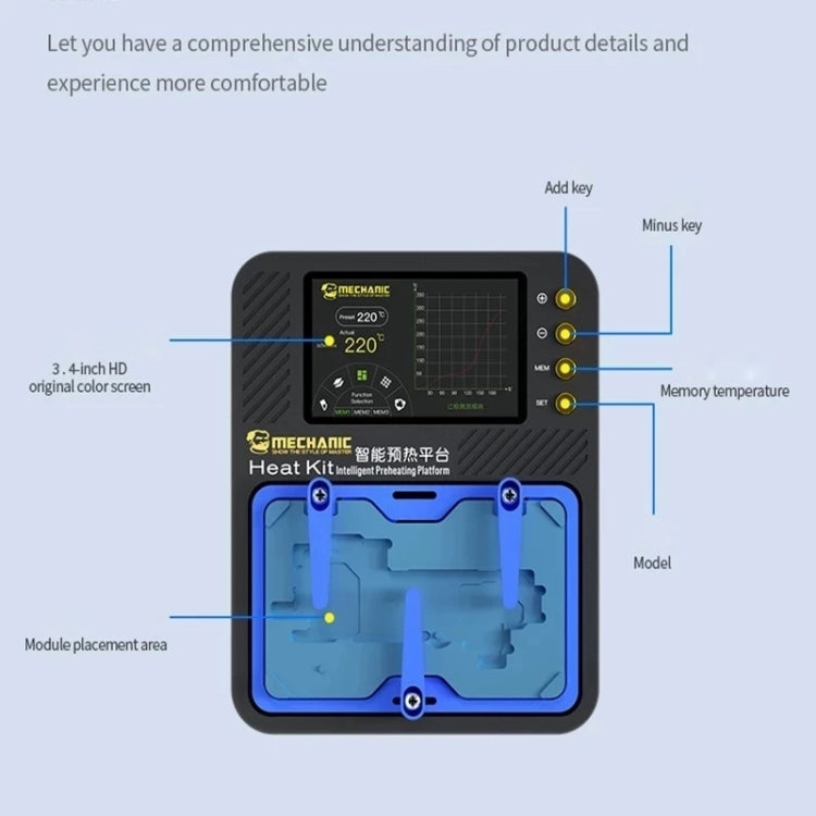 Mechanic Reflow Soldering Heating Platform , EU Plug - Repair & Spare Parts by MECHANIC | Online Shopping UK | buy2fix