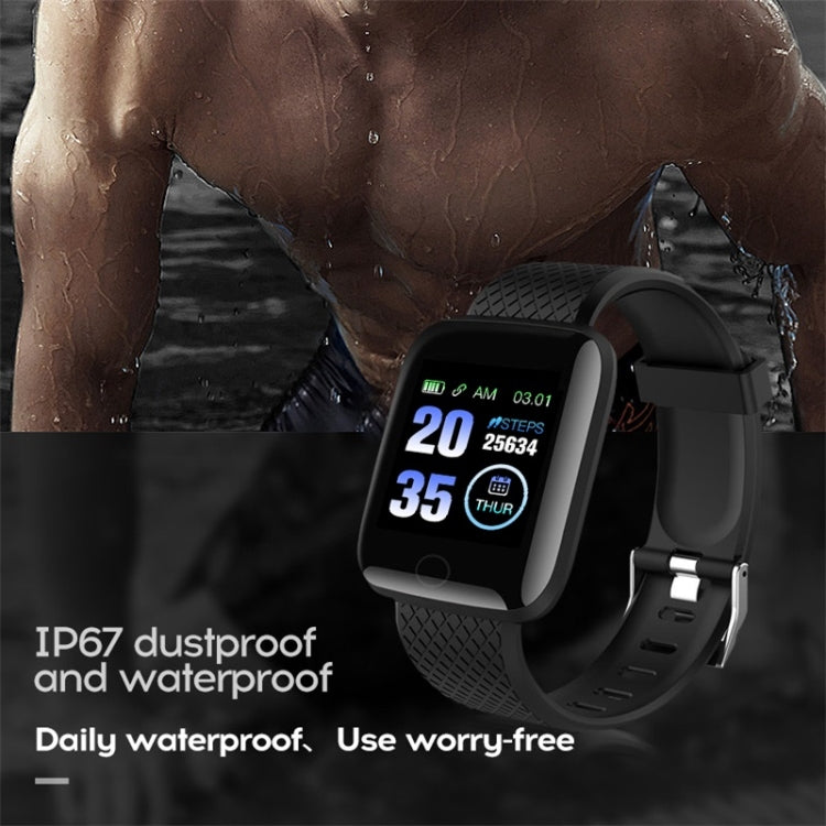 116plus 1.3 inch Color Screen Smart Bracelet IP67 Waterproof, Support Call Reminder/ Heart Rate Monitoring /Blood Pressure Monitoring/ Sleep Monitoring/Excessive Sitting Reminder/Blood Oxygen Monitoring(Purple) - Smart Wear by buy2fix | Online Shopping UK | buy2fix