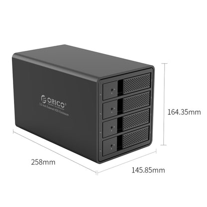 ORICO 9548U3-BK 3.5-Inch Multi-Bay Hard Drive Enclosure - Computer & Networking by ORICO | Online Shopping UK | buy2fix