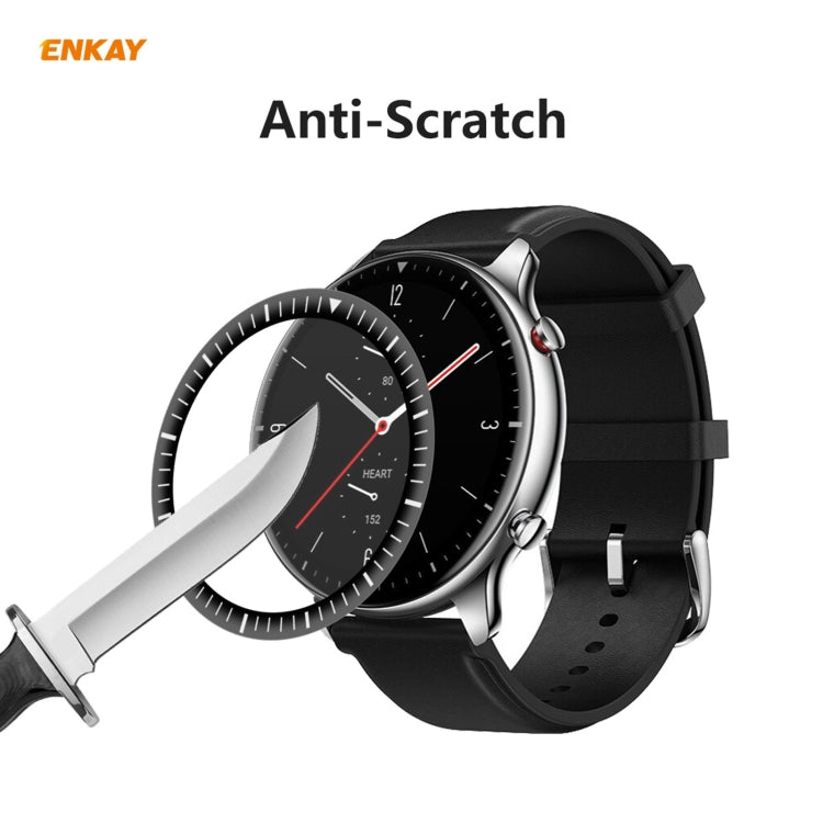 10 PCS For Amazfit GTR 2 ENKAY Hat-Prince 3D Full Screen Soft PC Edge + PMMA HD Screen Protector Film - Screen Protector by ENKAY | Online Shopping UK | buy2fix