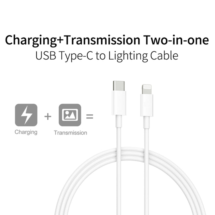 2 in 1 PD3.0 30W USB-C / Type-C Travel Charger with Detachable Foot + PD3.0 3A USB-C / Type-C to 8 Pin Fast Charge Data Cable Set, Cable Length: 2m, US Plug - Mobile Accessories by buy2fix | Online Shopping UK | buy2fix