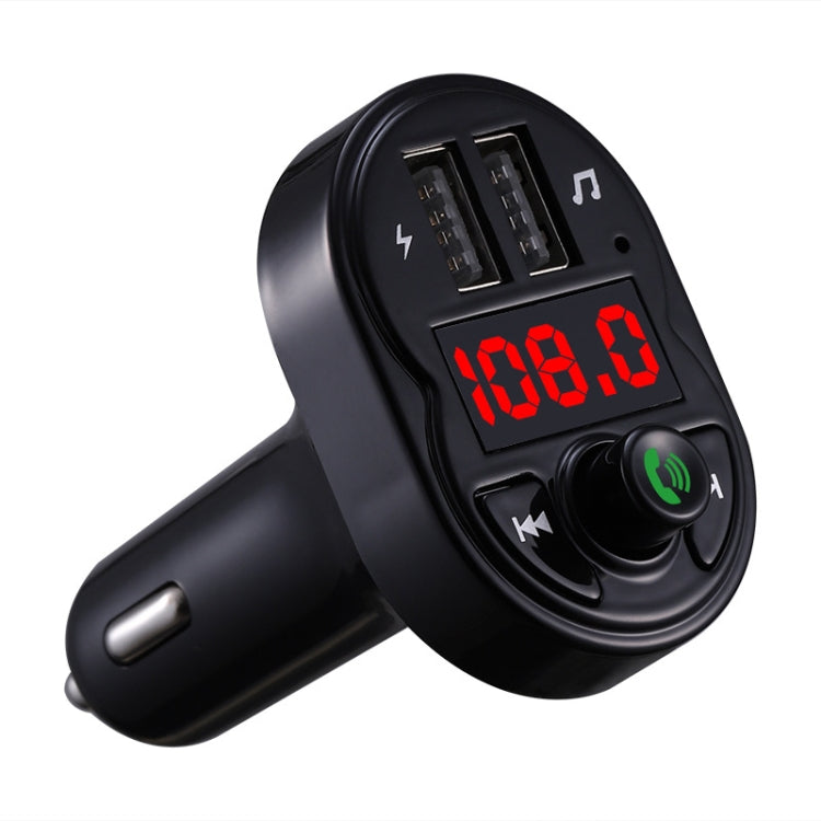 X1 Car Handsfree Kit FM Transmitter Wireless Audio Receiver MP3 Player Dual USB Fast Charger - In Car by buy2fix | Online Shopping UK | buy2fix