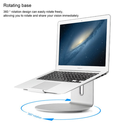 AP-2S Aluminum Alloy Laptop Stand 360 Degrees Rotating Radiator - Computer & Networking by buy2fix | Online Shopping UK | buy2fix