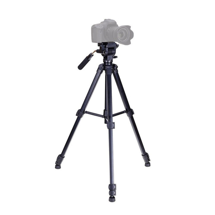 YUNTENG VCT-691 Aluminum Tripod Mount with Fluid Drag Head - Tripods by YUNTENG | Online Shopping UK | buy2fix