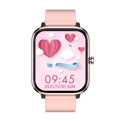 T45S 1.7 inch Color Screen Smart Watch, IP67 Waterproof,Support Temperature Monitoring/Heart Rate Monitoring/Blood Pressure Monitoring/Blood Oxygen Monitoring/Sleep Monitoring(Pink) - Smart Wear by buy2fix | Online Shopping UK | buy2fix