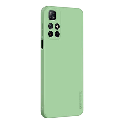 For Xiaomi Redmi Note 11 / Poco M4 Pro 5G PINWUYO Liquid Silicone TPU Phone Case(Green) - Xiaomi Cases by PINWUYO | Online Shopping UK | buy2fix