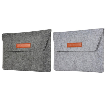 Felt Liner Bag Computer Bag Notebook Protective Cover For 15 inch(Grey) - 15 inch by buy2fix | Online Shopping UK | buy2fix