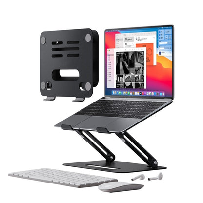 BONERUY P43P Folding Double-layer Aluminum Alloy Notebook Tablet Stand - Computer & Networking by BONERUY | Online Shopping UK | buy2fix