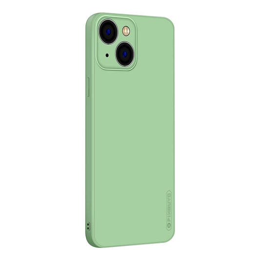 For iPhone 14 Plus PINWUYO Sense Series Liquid Silicone TPU Phone Case (Green) - iPhone 14 Plus Cases by PINWUYO | Online Shopping UK | buy2fix