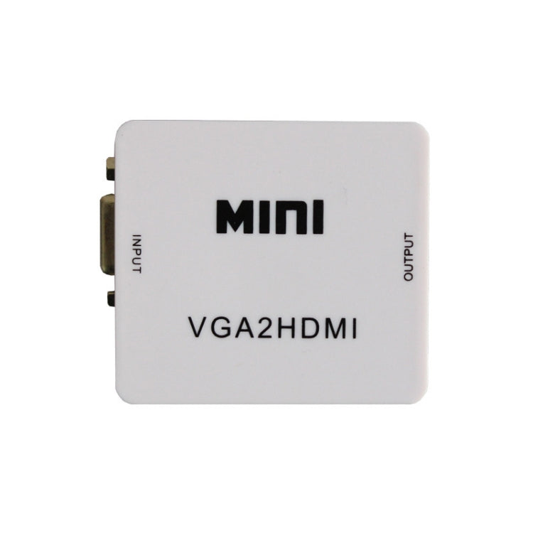 JSM Mini Size HD 1080P VGA to HDMI Scaler Box Audio Video Digital Converter Adapter - Adapter by buy2fix | Online Shopping UK | buy2fix