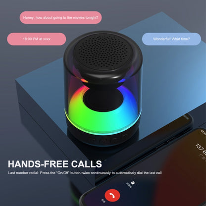 ENKAY Hat-Prince Portable RGB Light Wireless Bluetooth Speaker, Size:S - Mini Speaker by ENKAY | Online Shopping UK | buy2fix