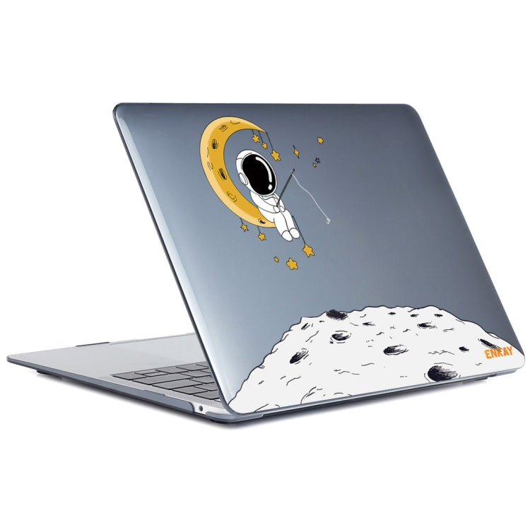 For MacBook Pro 13.3 A1706/A1989/A2159 ENKAY Hat-Prince 3 in 1 Spaceman Pattern Laotop Protective Crystal Case with TPU Keyboard Film / Anti-dust Plugs, Version:EU(Spaceman No.3) - MacBook Pro Cases by ENKAY | Online Shopping UK | buy2fix