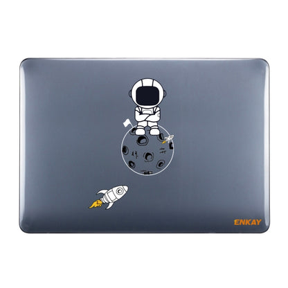 For MacBook Air 13.3 2020 A2179/A2337/A2779 2023 ENKAY Hat-Prince 3 in 1 Spaceman Pattern Laotop Protective Crystal Case with TPU Keyboard Film / Anti-dust Plugs, Version:US(Spaceman No.4) - MacBook Air Cases by ENKAY | Online Shopping UK | buy2fix