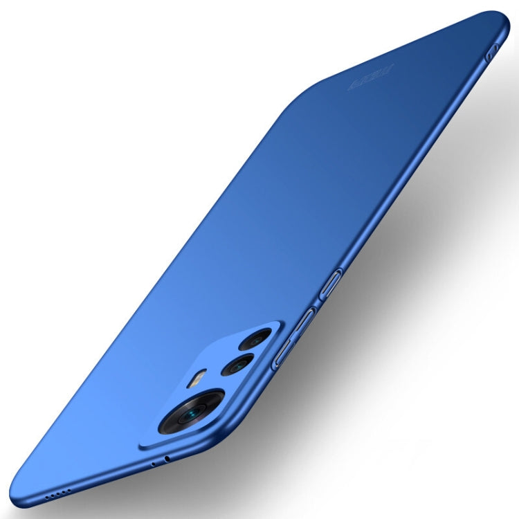 For Xiaomi 12T / Redmi K50 Ultra MOFI Micro Frosted PC Ultra-thin Hard Case(Blue) - Xiaomi Cases by MOFI | Online Shopping UK | buy2fix