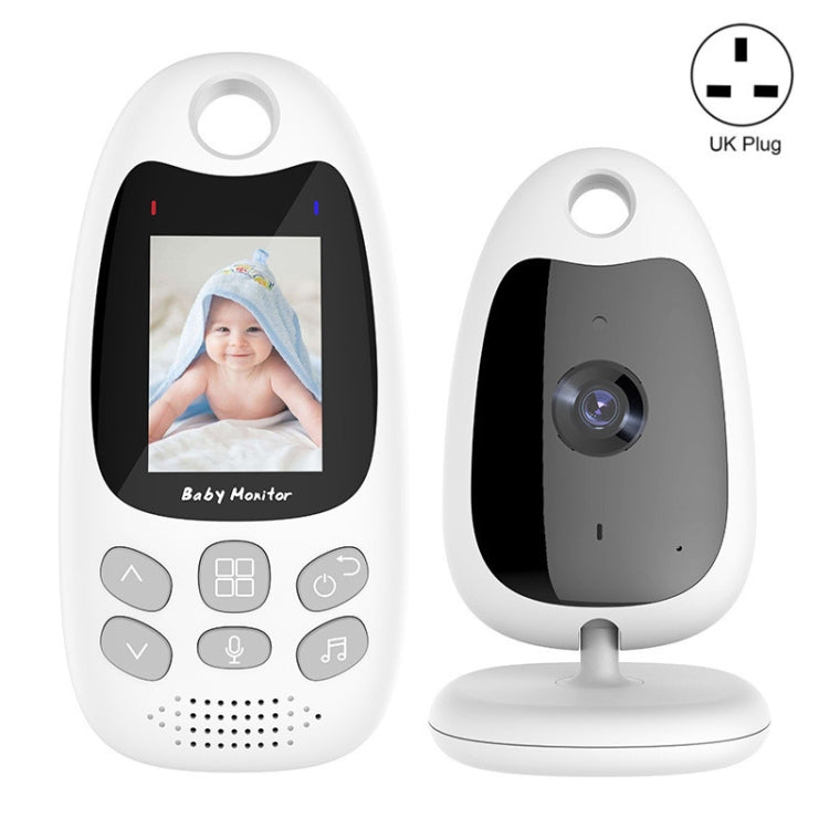 VB610 Baby Monitor Camera Wireless Two-way Talk Back Baby Night Vision IR Monitor(UK Plug) - Security by buy2fix | Online Shopping UK | buy2fix