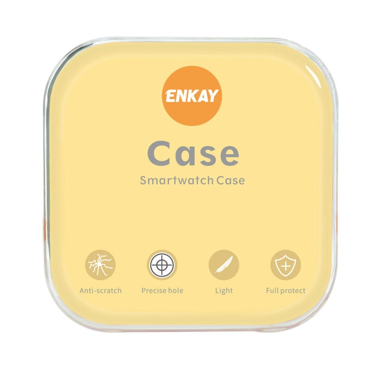 For Apple Watch Series 7＆8 41mm ENKAY Hat-Prince Waterproof Full Coverage PC Frame + 9H Tempered Glass Case - Watch Cases by ENKAY | Online Shopping UK | buy2fix