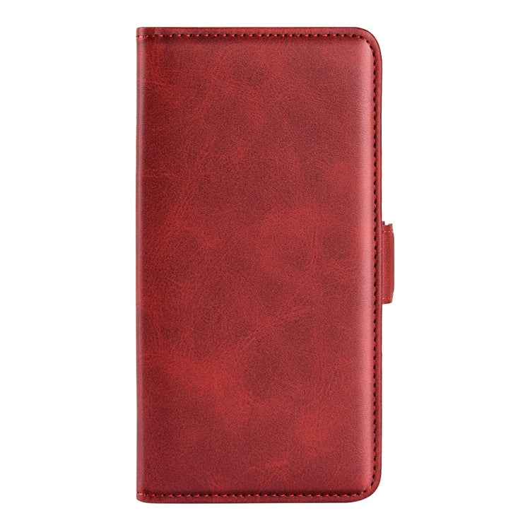 For Xiaomi Redmi Note 12 Pro 5G Global Dual-side Magnetic Buckle Horizontal Flip Leather Phone Case(Red) - Note 12 Pro Cases by buy2fix | Online Shopping UK | buy2fix
