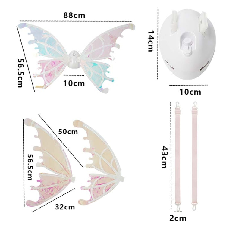 Rockwoo R01 DIY Electric Butterfly Elf Wings Toy No Light - Music Toys by buy2fix | Online Shopping UK | buy2fix