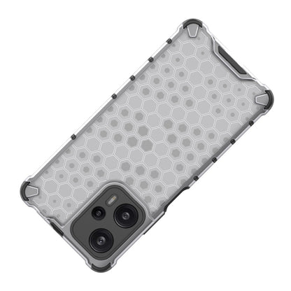 For Xiaomi Redmi Note 12S 4G Shockproof Honeycomb Phone Case(White) - Xiaomi Cases by buy2fix | Online Shopping UK | buy2fix